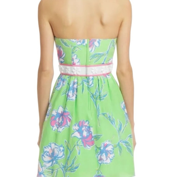 Lily Pulitzer Langley floral strapless dress - Picture 2 of 11